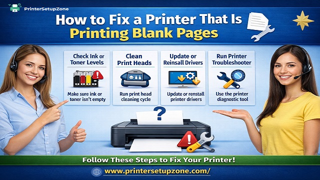 How to Fix a Printer That Is Printing Blank Pages